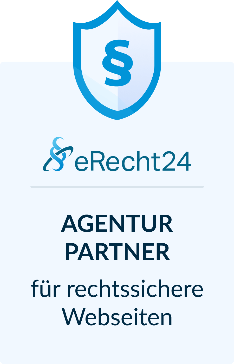 eRecht24 Agenturpartner für rechtssichere Webseiten